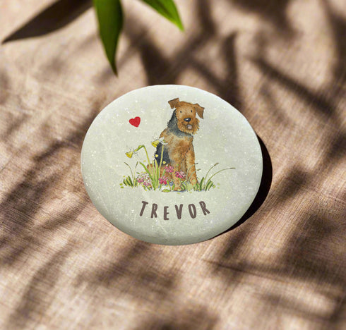 Airedale Terrier Marble Memorial